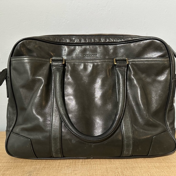 COACH Men’s Vintage Luxury Briefcase – Designer Leather Briefcase/work bag - Picture 1 of 9